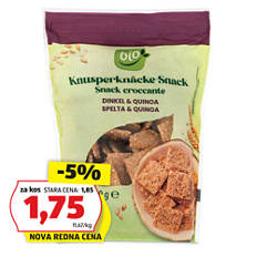 Hrustljavi kruhki, pira in kvinoja