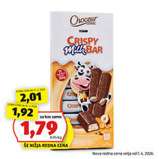 Čokoladne palčke, hrustljavo polnilo