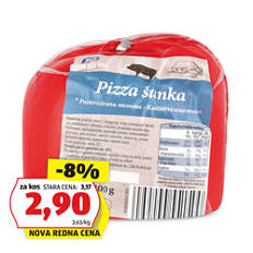 Pizza šunka