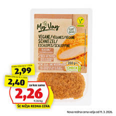 Veganski zrezek, klasičen