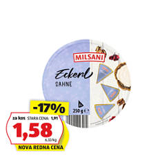 Topljeni sir za mazanje, smetanov