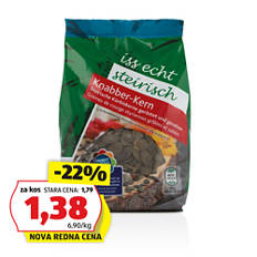 Bučna semena, cela, pečena in slana