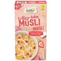 Müsli con fragola e cocco