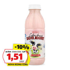 Sadni domači jogurt, jagoda