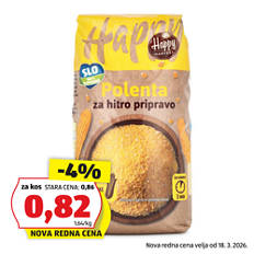 Instant polenta