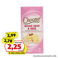 Bela čokolada, krisp