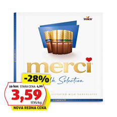 Merci, mlečna čokoalda