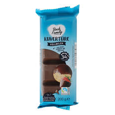 Kuvertüre, Vollmilch