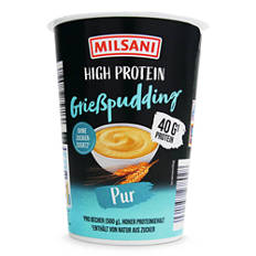Visokoproteinski zdrobov puding, klasični