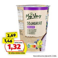 Sojin jogurt, borovnica