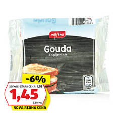 Gavda topljeni sir v lističih