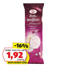 Riževi vaflji, jogurt