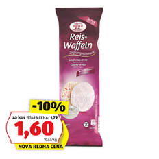 Riževi vaflji, jogurt