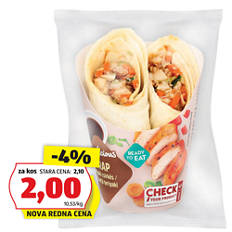 Polnjene tortilje, teriyaki piščanec