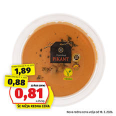 Humusov namaz, pikanten