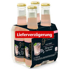 Premium Limonaden im Glas, Wildberry