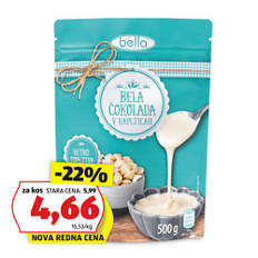 Bele čokoladne kapljice