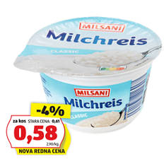 Mlečni riž, klasik