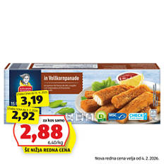 Ribje palčke, polnozrnate