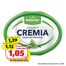 Kremni sirni namaz, zeliščni