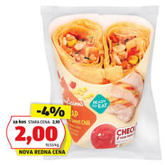 Polnjene tortilje, piščanec pekoči