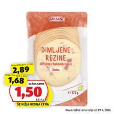 Dimljen sir, s šunko