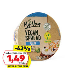 Veganski namaz, navaden