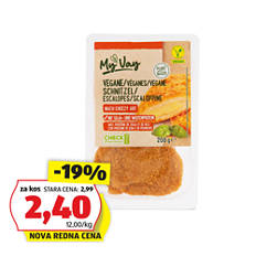 Veganski zrezek, cordon bleu