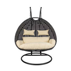 Polyrattan Hängesessel TWIN Deluxe