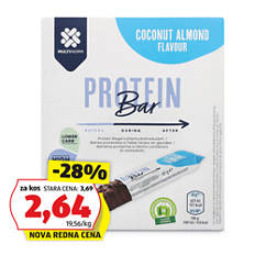 Beljakovinske ploščice, kokos-mandelj