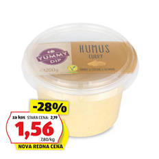Premium humus, curry