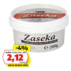 Zaseka, s prekajenim mesom