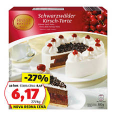 Torta, schwarzwald-češnja