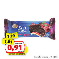 Soft Cake mix, malina-temna čokolada