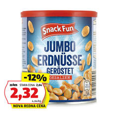 Arašidi Jumbo, praženi in slani