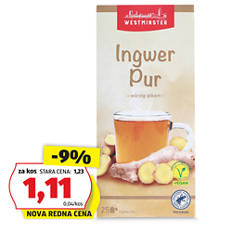 Mešanica ingverjevega čaja, ingver