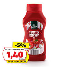 LE GUSTO Premium paradižnikov kečap, pekoč