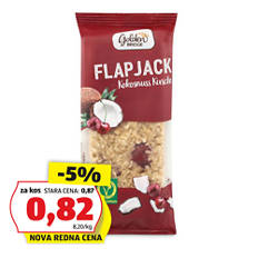 Ovsena ploščica Flapjack, kokos-češnja