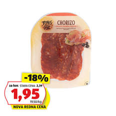 Narezek španskih salam, chorizo