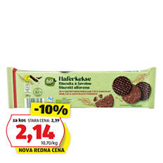 Bio ovseni keksi, s temno čokolado