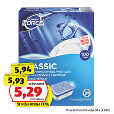 Tablete za pomivalni stroj