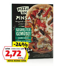 Pinsa, s pečeno zelenjavo