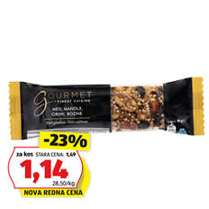 Ploščica iz oreščkov, medu in sadja, orehi-rozine