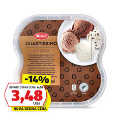 Sladoled Quartissimo, Choco