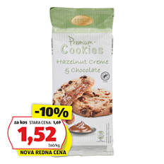 Premium piškoti, lešnik-čokolada