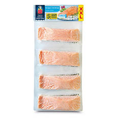 Filet de saumon en portions
