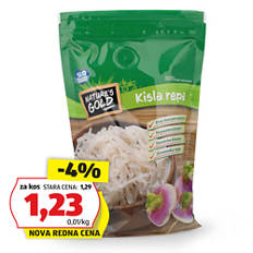 Kisla repa v vrečki