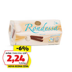 Vafelj rolice, mlečne