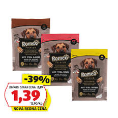 Priboljški za pse, govedina