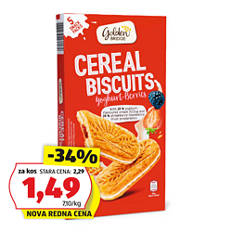 Žitni piškoti, jogurt - jagoda